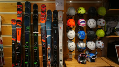 Skishop in Morzine. Bergerski